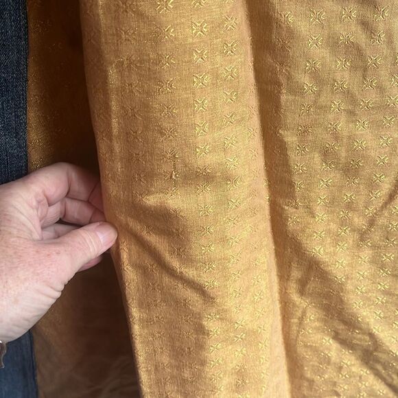 EUC WOMEN’S VINTAGE SILVER JEANS SIZE 30 MOM BUTTONFLY RETRO MAXI SKIRT - Picture 12 of 14